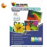 Papel Calcio Fotografico Sublimación 105 Grs X100 Hojas