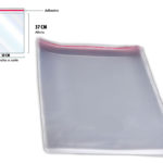 Caja X 5000 Bolsas 30cm x 42cm Transparente Con Solapa Adhesiva